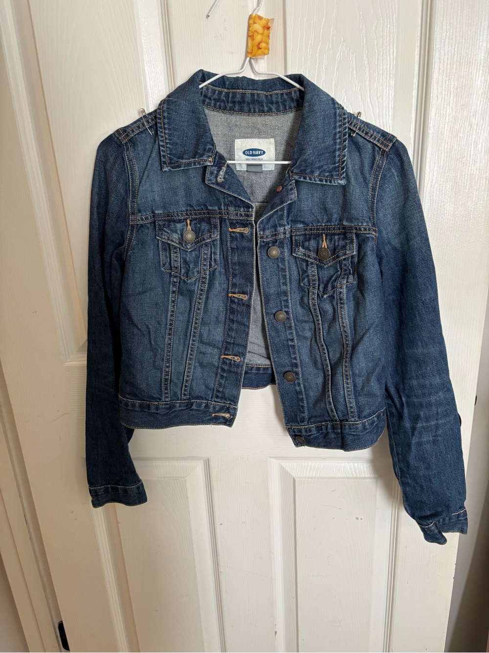 Old Navy Dark Blue Denim Jacket - Picture 3 of 4